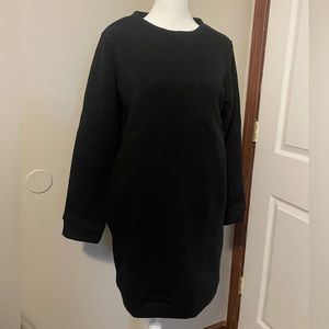 Black sweater dress